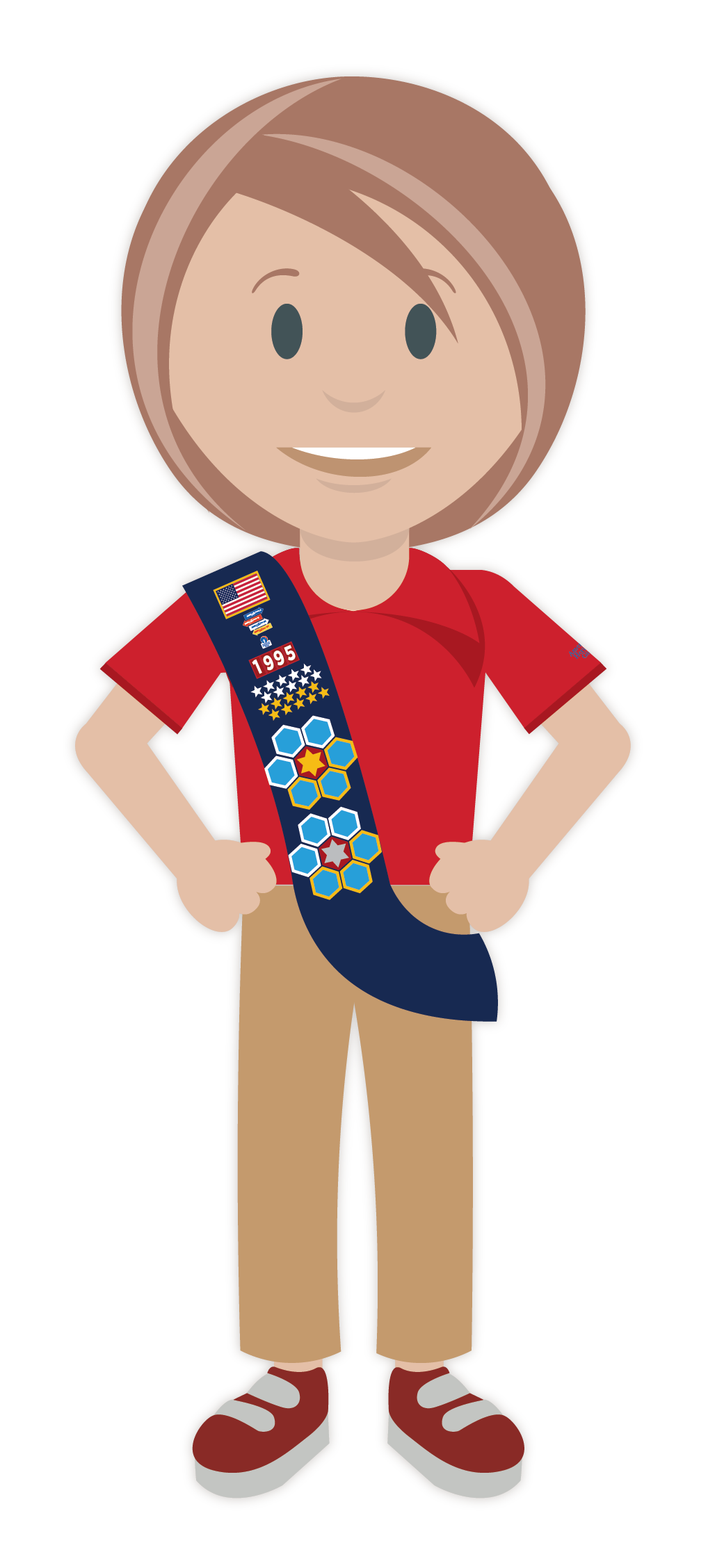 Patriot character icon